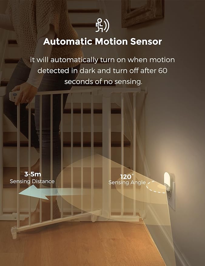 L LOHAS LED Motion Sensor Night Light, Motion Activated Night Light, Night - Image 6