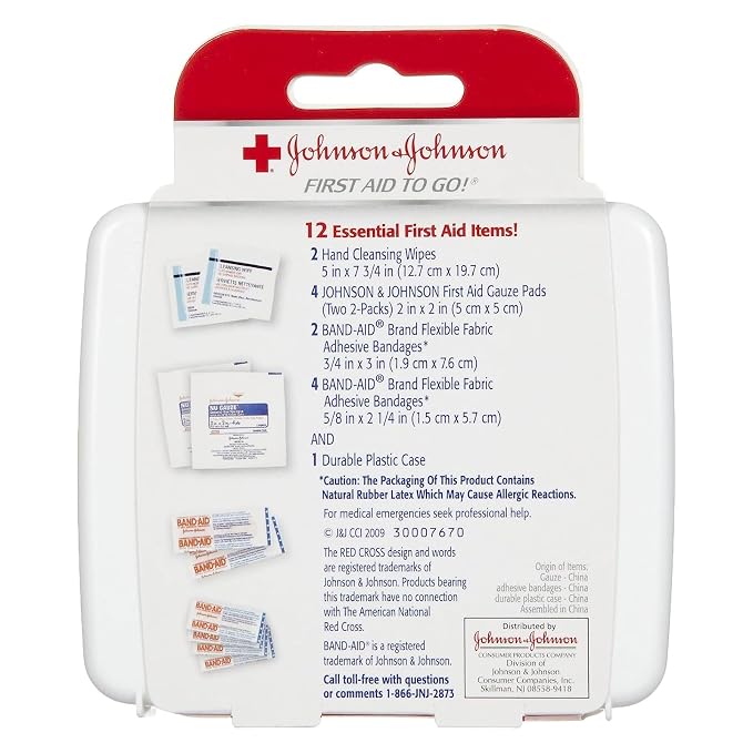Johnson & Johnson First First Aid Kit Travel Size - Image 2