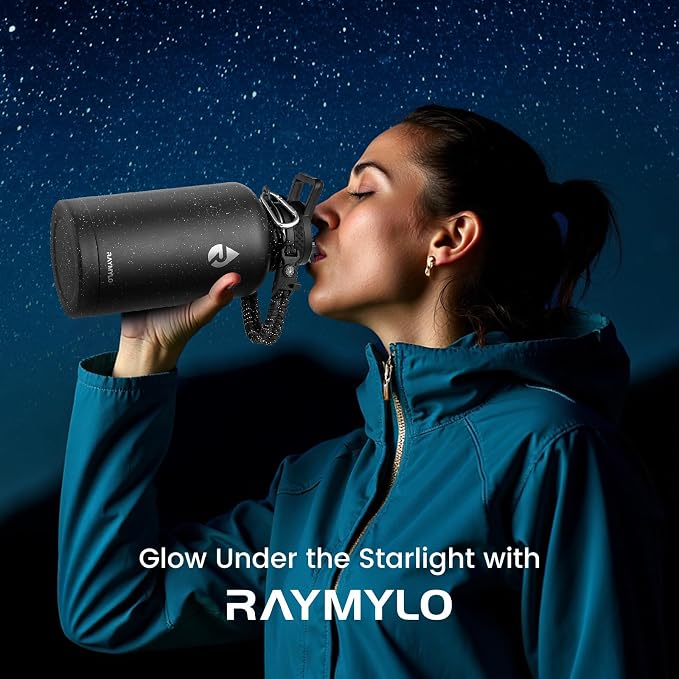 RAYMYLO 64oz Insulated Water Bottle, Triple Wall Vacuum Stainless Steel Water - Image 2