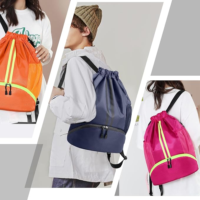 Hoedia Sports Drawstring Backpack - Image 7