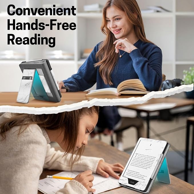 TNP Stand Case with Strap for Kindle Paperwhite 12th Gen 2024 / Kindle - Image 7