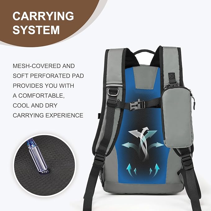 Small Hiking Backpack for Women Men 20L Lightweight Travel Backpack - Image 3