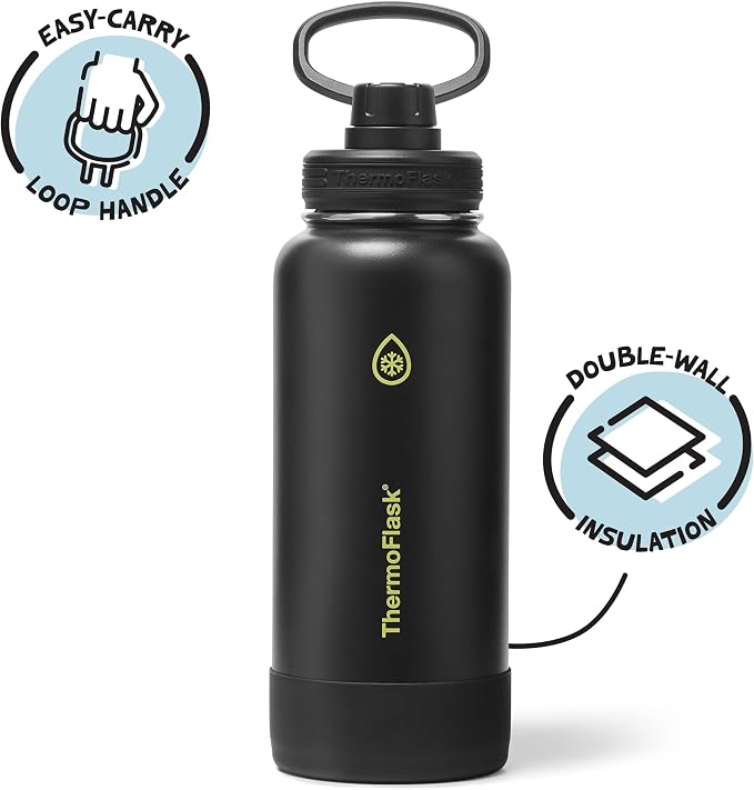 ThermoFlask 32 oz Double Wall Vacuum Insulated Stainless Steel Water Bottle - Image 2