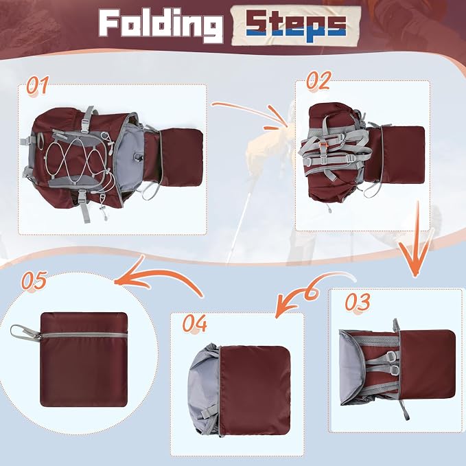 RAINSMORE Foldable Hiking Backpack - Image 6