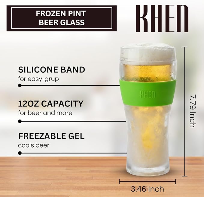 Frozen Pint Beer Glasses - Image 2