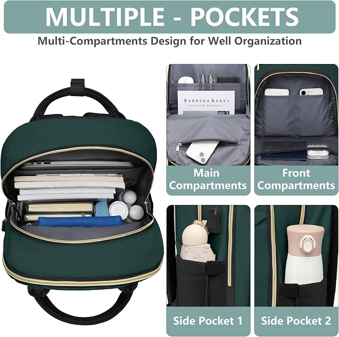 Laptop Backpack for Women Work Bag - Image 3