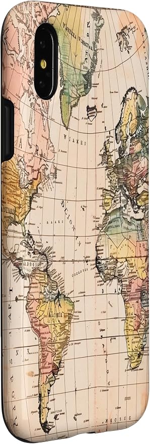 World Map, Old Map of the World Case - Image 3