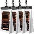 4 Pack Floating Waterproof Phone Pouch by Newppon