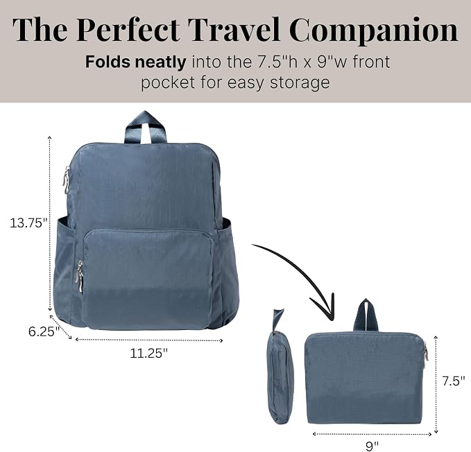 Baggallini Carryall Packable Backpack - Image 3
