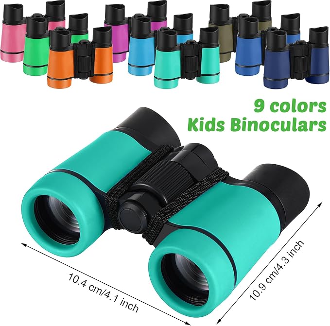 Yunsailing 9 Pack Kids Binoculars, Shockproof Compact Binoculars - Image 4