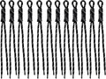 Paracord Keychain Paracord Bag Charm 12pcs Braided Nylon Rope Keychain Cord by Cmidy