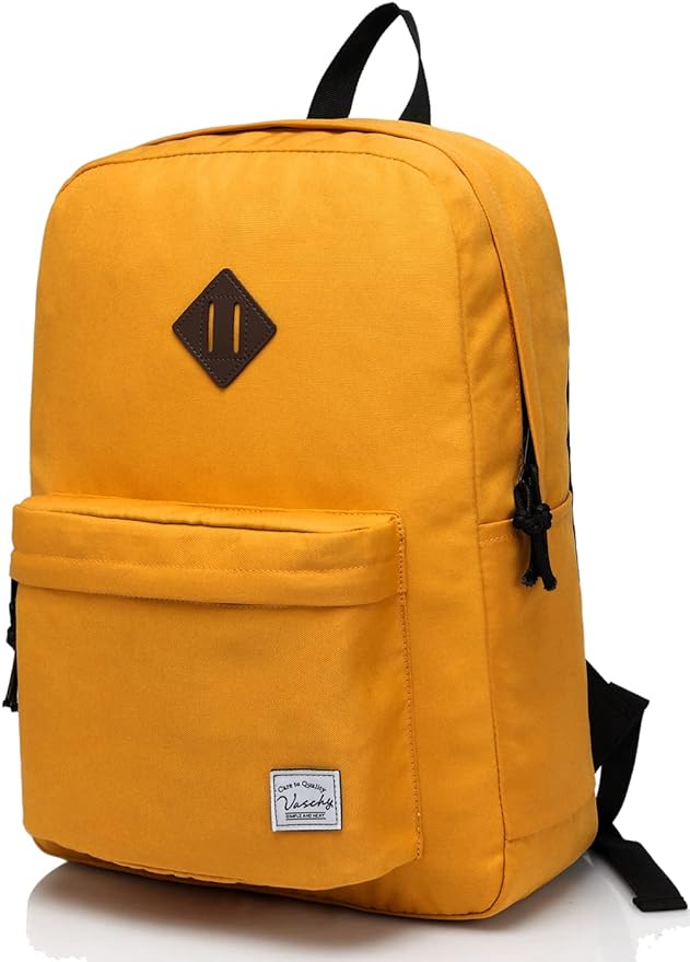VASCHY Lightweight Backpack for School, Classic Basic Water Resistant Casual by Vaschy