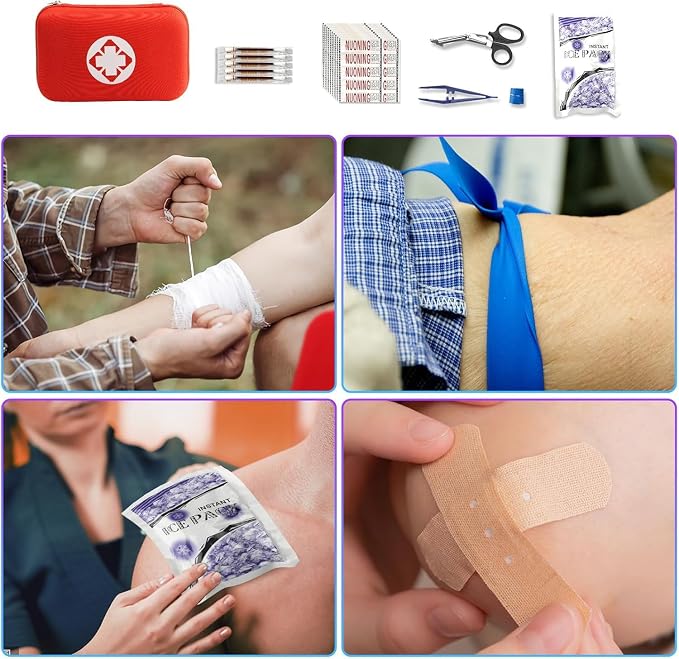 Car First Aid Kits 275Pcs Survival Gear Home Travel Size Small Emergency Kit - Image 4