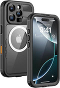 Lanhiem Magnetic for iPhone 16 Pro Max Case, IP68 Waterproof Dustproof Case by LanhiemHome
