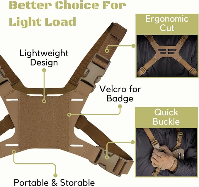 Let Me Be FoldPanel Chest Vest Set, Chest Rig Phone Mount - Image 3