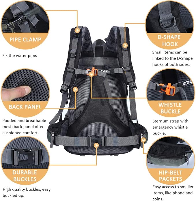 Diamond Candy Waterproof Hiking Backpack - Image 3