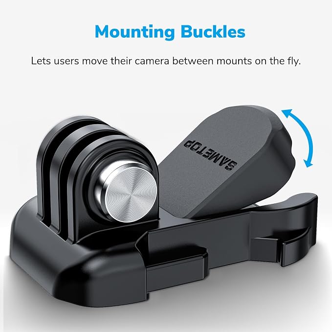 Helmet Sticky Mounts Adhesive Buckle Mount Screw Accessory Kit Compatible - Image 5