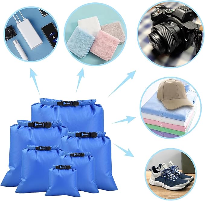 6PCS Dry Bags Waterproof, Lightweight Dry Bags - Image 5