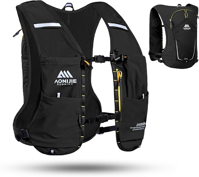 AONIJIE Running Hydration Vest for Men & Women, 8L Hydration Backpack, - Image 7