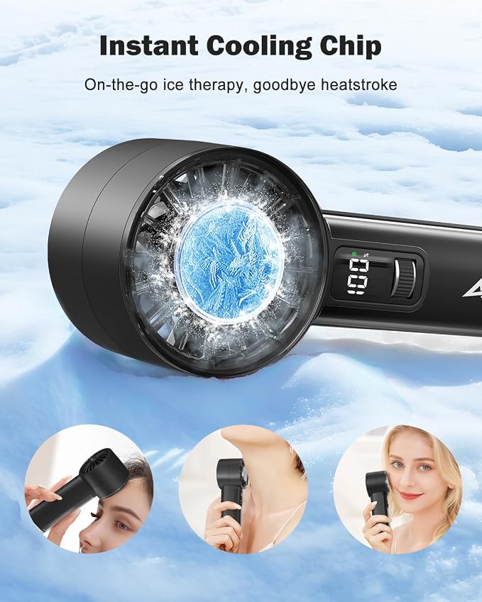AMACOOL Handheld Fan with Ice Cooler, Mothers Day Gifts - Image 2