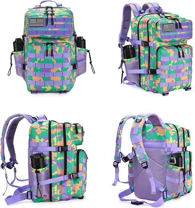 45L Tactical Backpack for Men Women, Military Assault Pack - Image 4