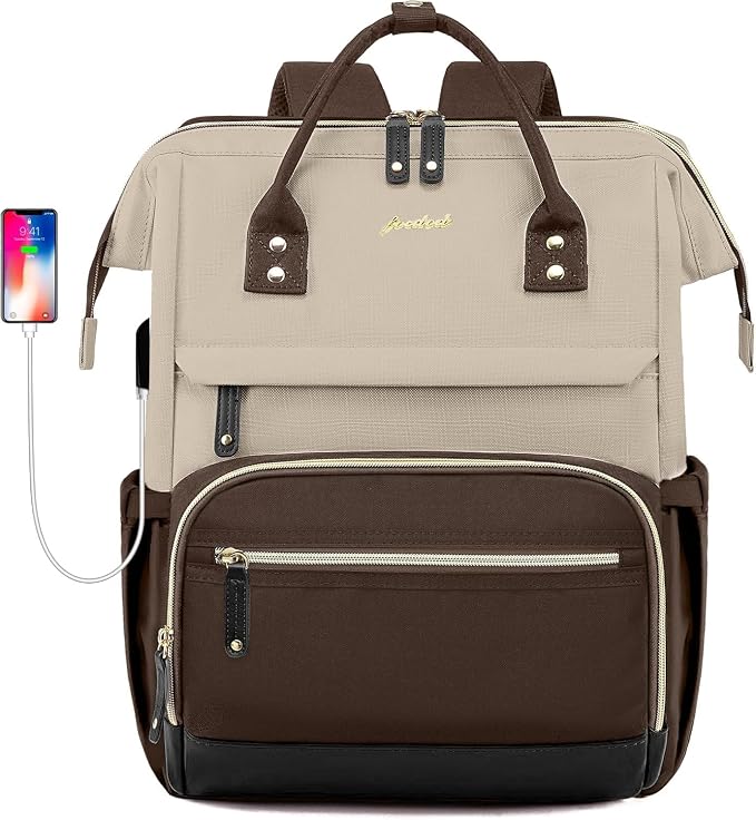 Laptop Backpack Women Work Bag: 15.6 inch Work Bookbag - Image 8