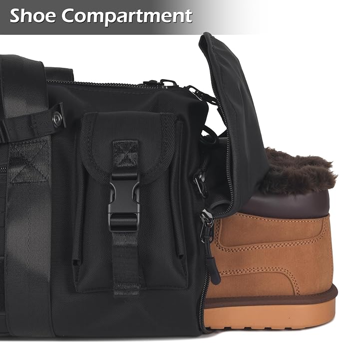 ArcEnCiel Medium Tactical Duffle Bag Men Gym Pack Molle Shoulder Bags Shoes - Image 7
