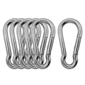 304 Stainless Steel Carabiners -2.76 inch Heavy Duty, Durable & Rust-Free Clips by Outmate