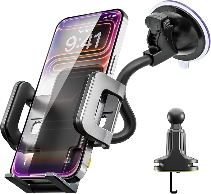 Bracketron TripGrip Window and Vent Mount, GPS Car Mount, Windshield Cell Phone by Bracketron