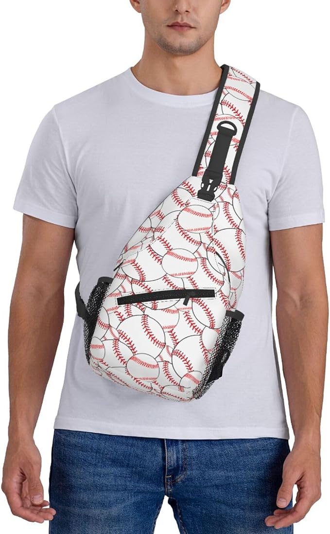 Sling Backpack For Men Hiking Daypack Crossbody Shoulder Bag Travel Chest Pack - Image 3