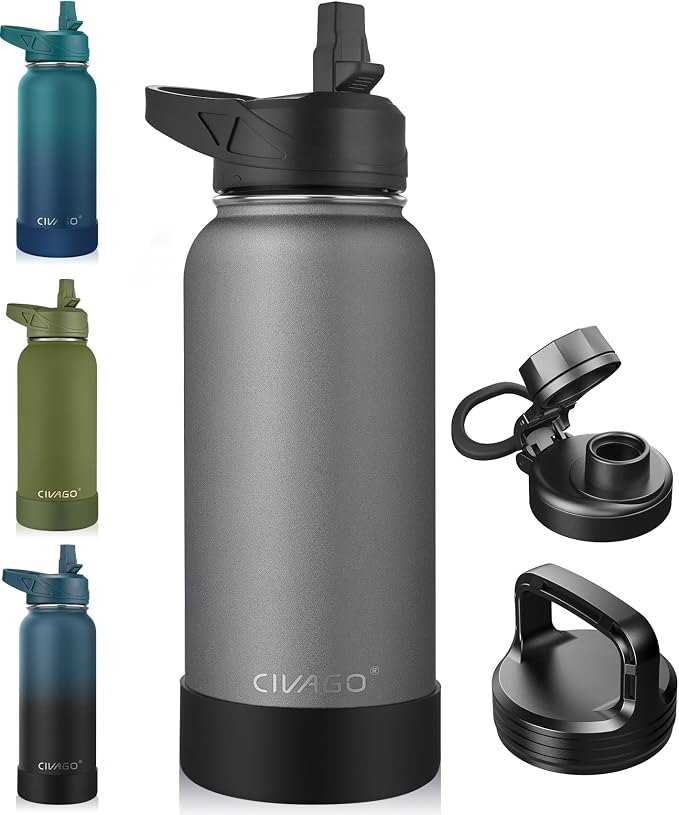 CIVAGO 32 oz Insulated Water Bottle by CIVAGO