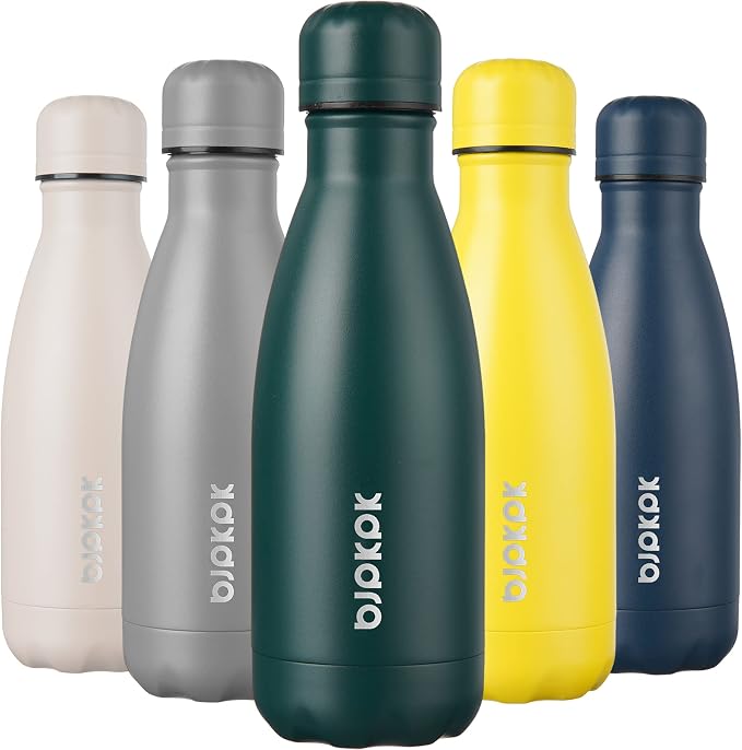 BJPKPK 12oz Small Insulated Water Bottles Stainless Steel Water Bottle by BJPKPK