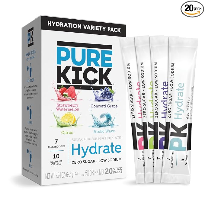 Pure Kick Hydration Drink Sticks by PureKick
