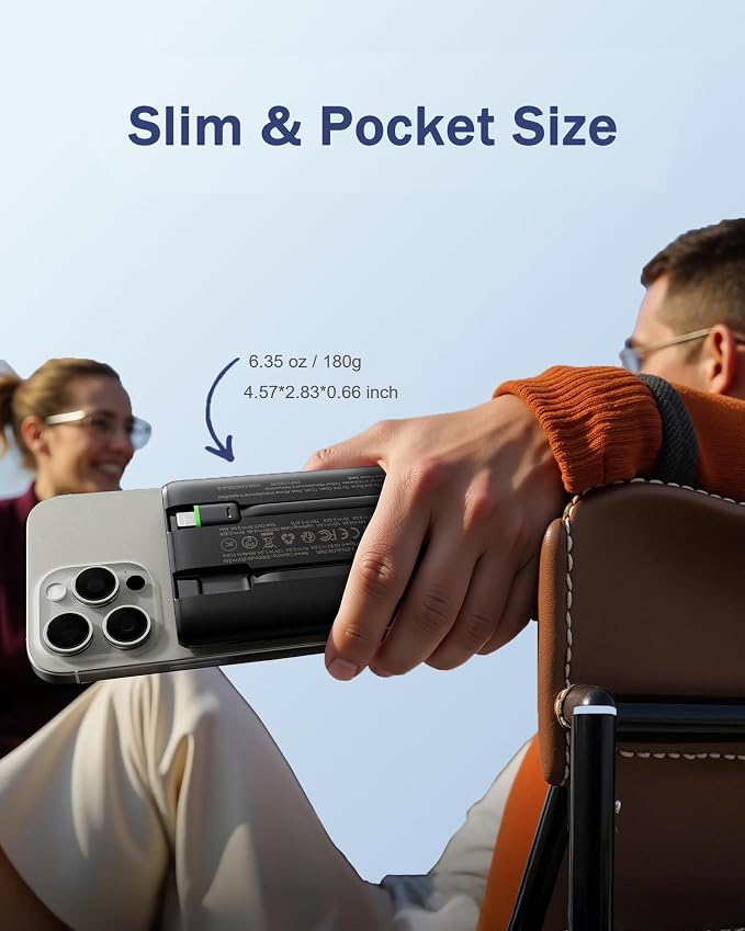 VEGER Portable Charger, Ultra Slim 22.5W Fast Charging - Image 2