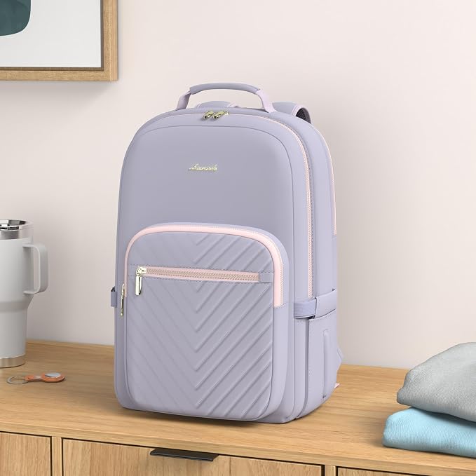 LOVEVOOK Laptop Backpack for Women 18.4 inch, Cute Womens Travel Backpack Purse - Image 2