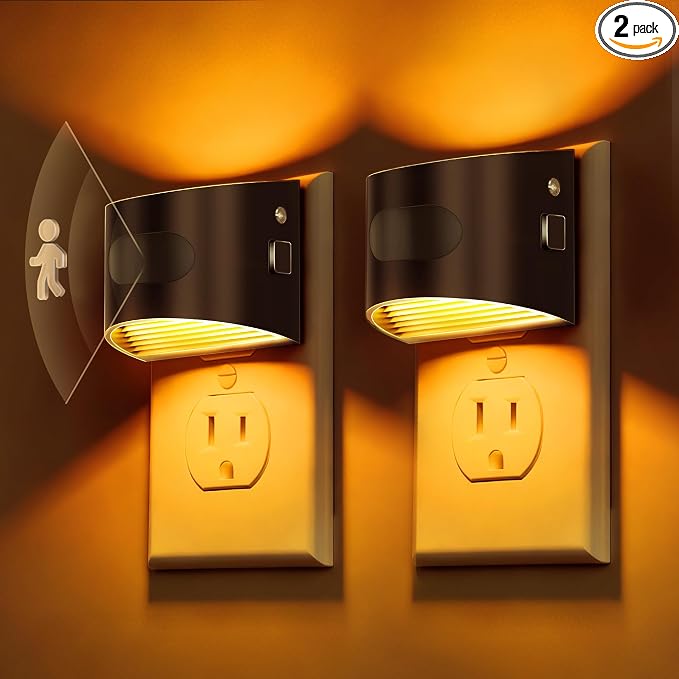 L LOHAS LED Night Light with Motion Sensor & Dusk to Dawn Sensor, Night Lights by LLOHASLED
