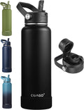 CIVAGO 40 oz Insulated Stainless Steel Water Bottle by CIVAGO