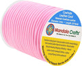 Mandala Crafts Round Genuine Pink Leather Cord by MandalaCrafts