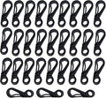Mini Carabiner Clips with Metal Spring Wiregate Hook and Little Eye Hole by Bytiyar