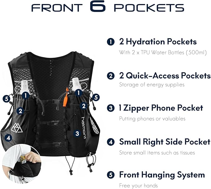 Haimont Running Hydration Vest - Image 3
