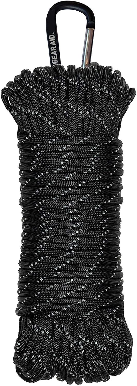 Gear AID 550 Paracord and Carabiner, 7 Strand Utility Cord by GEARAID