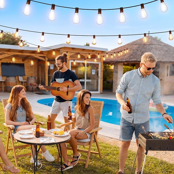 100FT LED Outdoor String Lights - Image 8