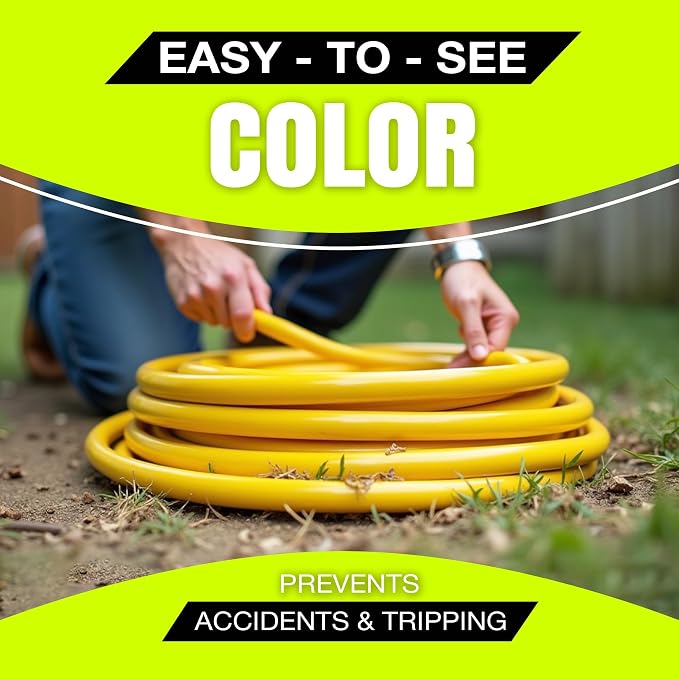 10ft Outdoor/Indoor Extension Cord 3-Outlet 12/3 Gauge Extra Heavy Duty 3 Prong - Image 5
