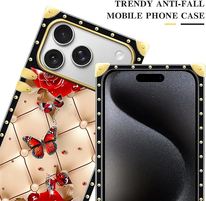 for iPhone 17 Pro Case Luxury Golden Decoration - Image 4