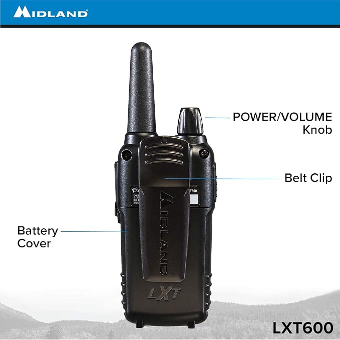 Midland LXT600VP3 36 Channel FRS Two-Way Radio - Image 4