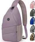 Pritent Crossbody Bags for Women Men Trendy Sling Bag Backpack Casual Chest Bag by Pritent