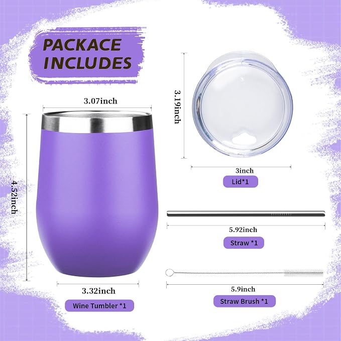 12oz Stemless Wine Tumbler - Image 3
