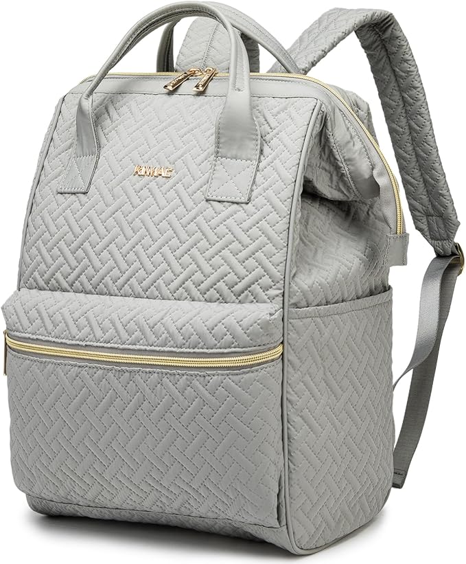Kinmac Wide Open Style Laptop Backpack Large Capacity Travel College Backpack by Kinmac