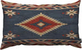 TKS MITLAN Southwest Diamond Blue Red Pillow Covers 12 x 20 Inch Indian Style by TKS+MITLAN