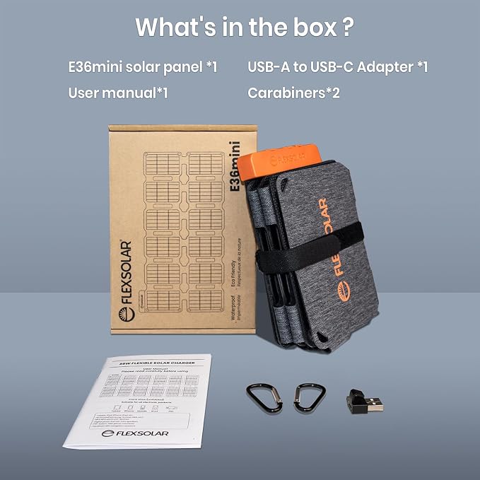 FlexSolar 36W Ultra-Portable Solar Panel Charger - Image 8